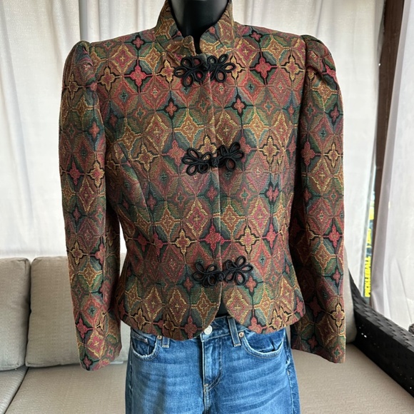 Doncaster Tapestry Blazer Jacket Vintage - Picture 7 of 11